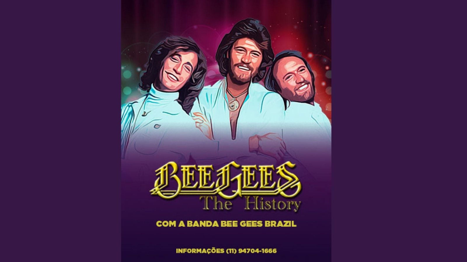 Bee Gees The History se apresenta em São Paulo no dia 21 de janeiro