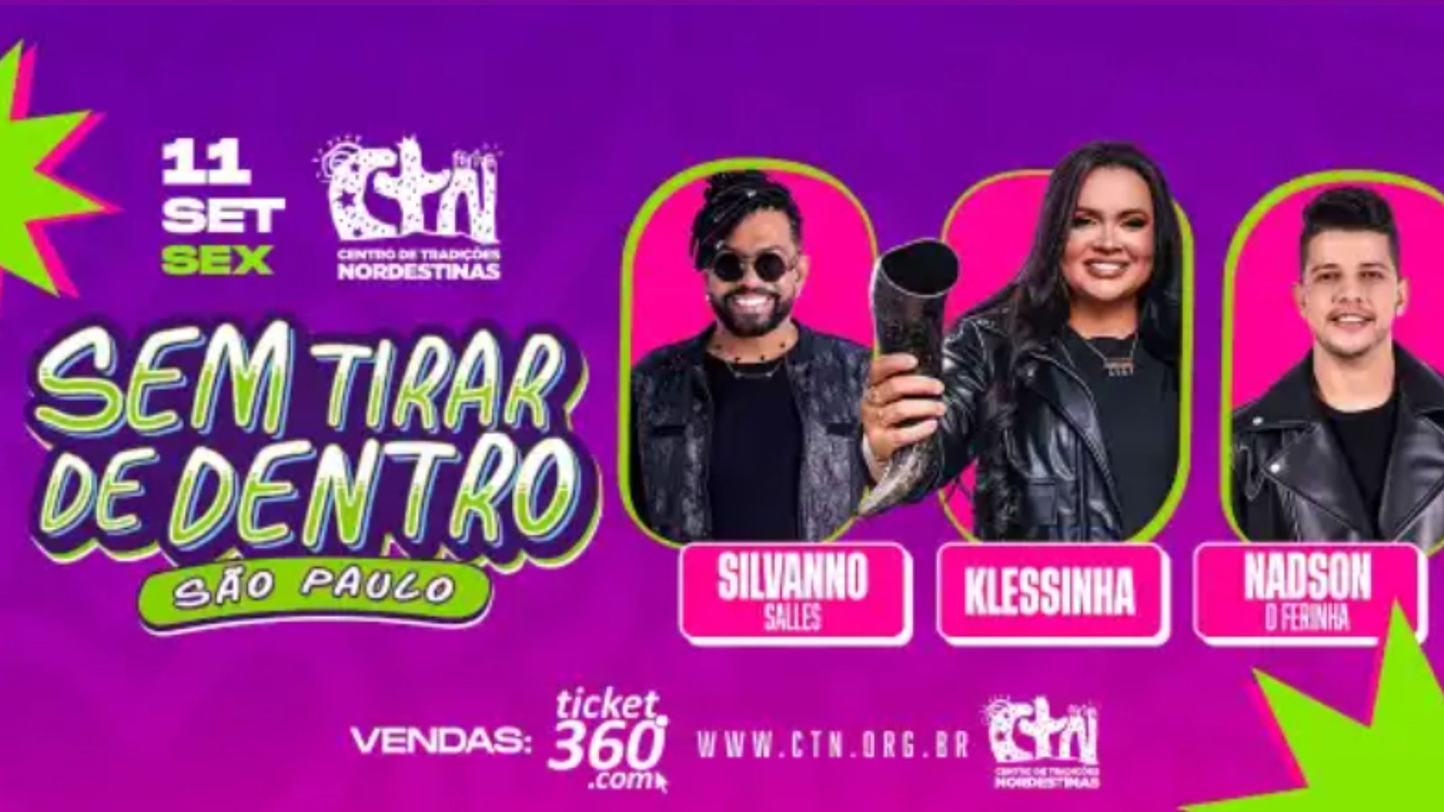 São Paulo vai tremer! 🔥 Klessinha traz o fenômeno “Sem Tirar de Dentro” para a capital paulista no dia 11 de setembro