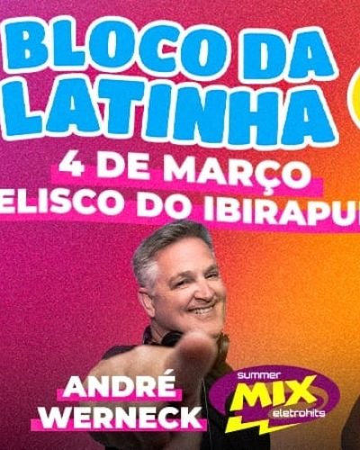 O Bloco da Latinha Mix 2025, criado pela Brandtruck, traz uma programação de peso para garantir a diversão do público no feriado mais esperado do ano