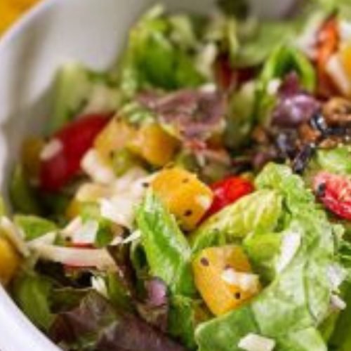 Receita de Salada Verde com Frutas