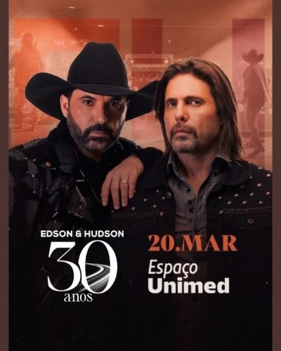 "Edson & Hudson dão início em São Paulo à turnê que celebra 30 anos de história e paixão pela música brasileira"