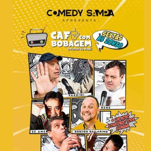 Grupo Café com bobagem se apresenta no Comedy Sampa