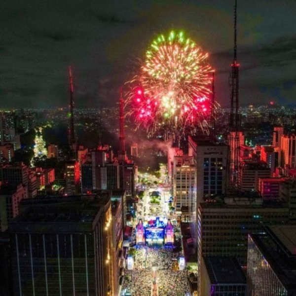 Réveillon da Paulista 2026: 14 horas de música, 9 grandes atrações e fogos silenciosos iluminando a virada”